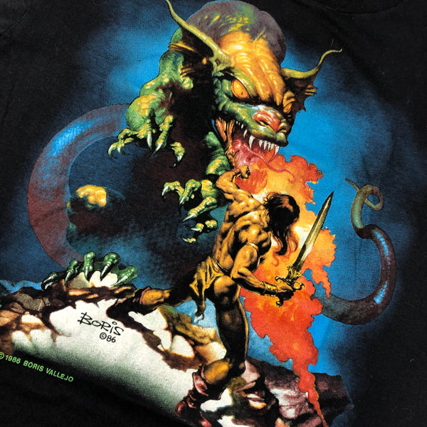 1986 Boris Vallejo Fantasy Screen Stars Single Stitch Shirt Size Large