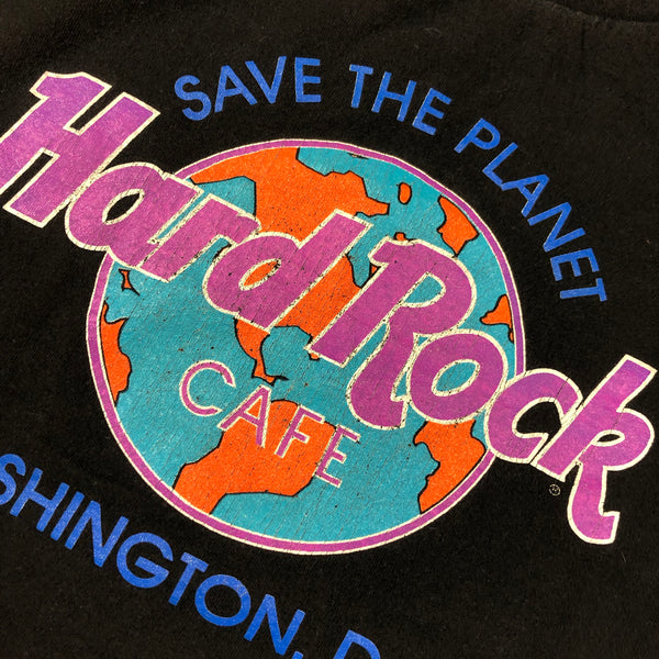 Vintage 90s Hard Rock Cafe Washington DC Single Stitch Shirt Size XX-Large