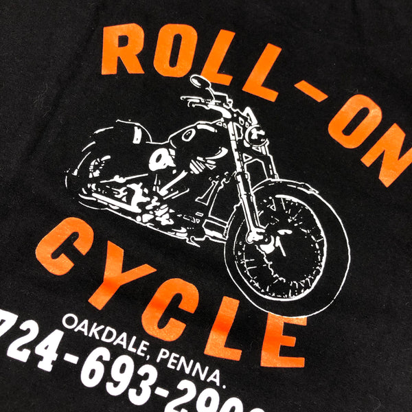 Vintage 90s I Pushed The Bastard Off Biker Shirt Size X-Large