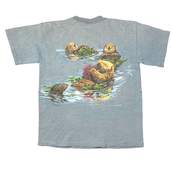 Vintage 90s Sea Otters Habitat Single Stitch Shirt | Beyond 94