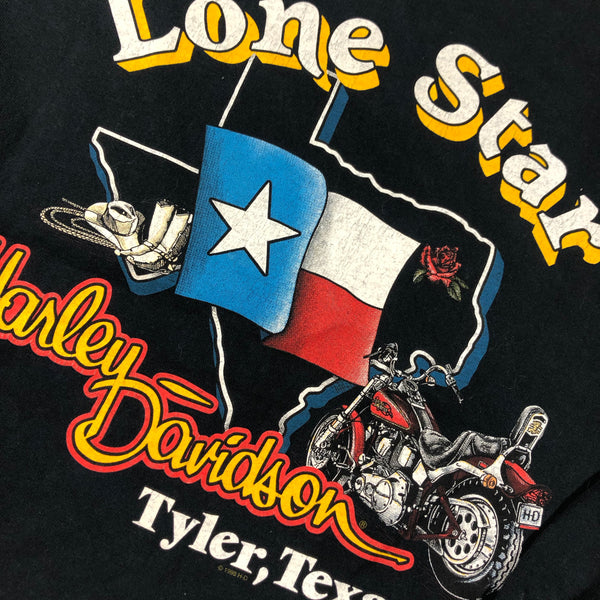 1998 Harley Davidson Metal Warrior Ls Shirt Size X-Large