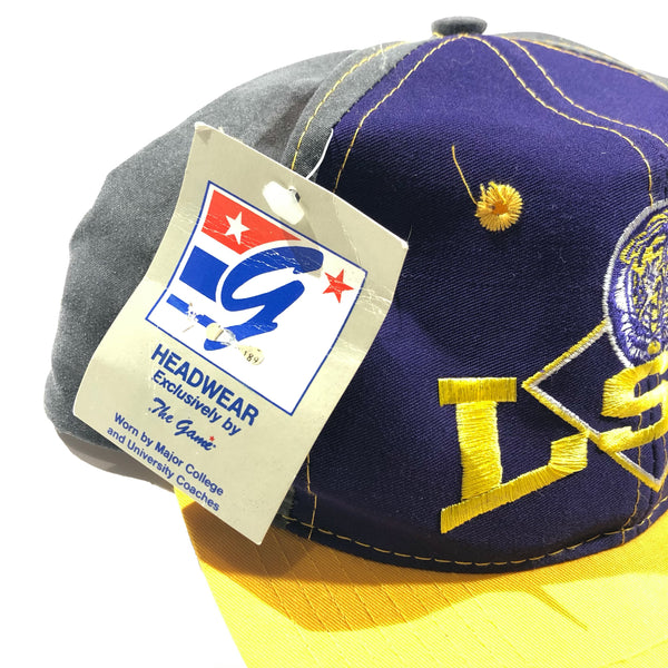 Vintage 90s DSWT LSU Tigers The Game Snapback Hat OS