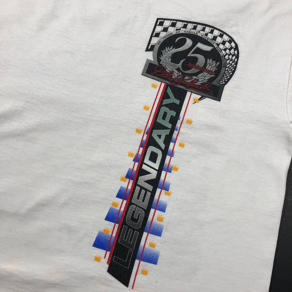 Vintage 90s Dale Earnhardt 25th Year Anniversary Single Stitch Nascar Shirt Size Large