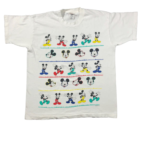 Vintage 90s Mickey Mouse Emotions Single Stitch Shirt | Beyond 94