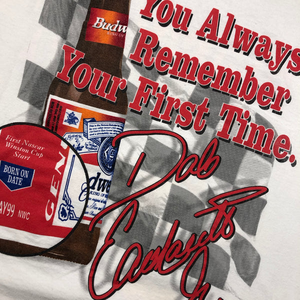 1999 Dale Earnhardt Jr You Always Remember Your First Time Nascar Shirt Size Large
