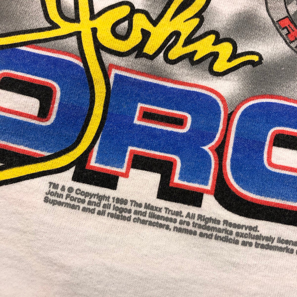 1999 John Force Superman NASCAR Shirt Size Large