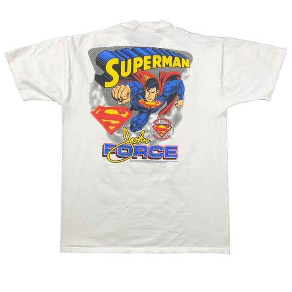 Vintage 1999 John Force Superman NASCAR Shirt | Beyond 94