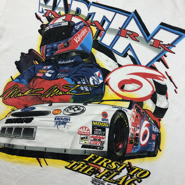 Vintage 1999 Mark Martin First To The Flag Nascar Shirt | Beyond 94