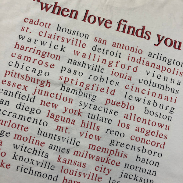1994 Vince Gill When Love Finds You Single Stitch Tour Shirt Size X-Large