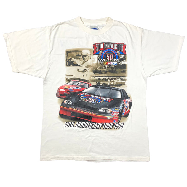 1998 Nascar 50th Year Anniversary Tour Single Stitch Shirt Size Large