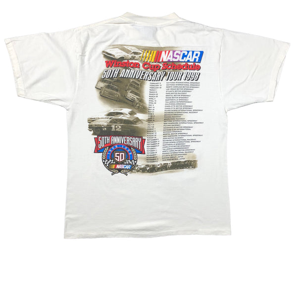 1998 Nascar 50th Year Anniversary Tour Single Stitch Shirt Size Large