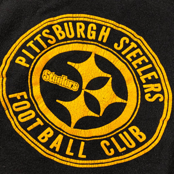 Vintage 80s Pittsburgh Steelers Members Club Puff Print Sweatshirt Size Large