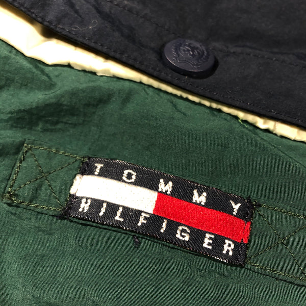Vintage 90s Tommy Hilfiger Sleeve Spell Out Windbreaker Jacket Size X-Large