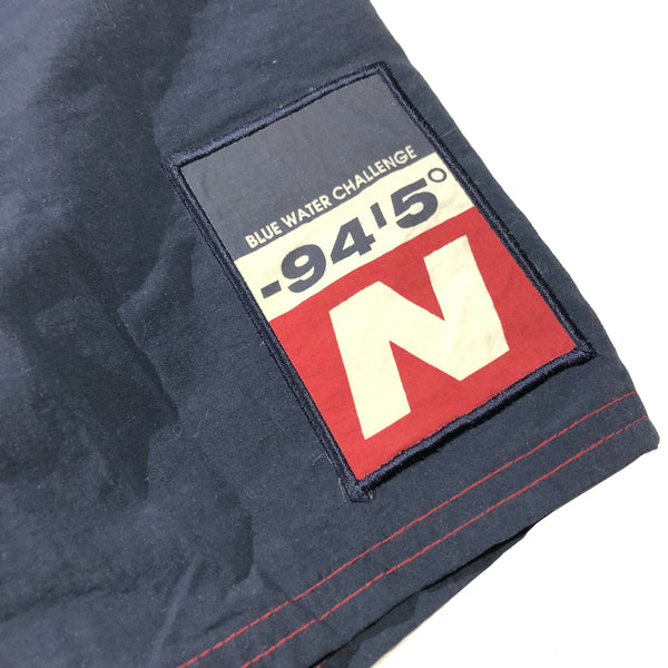 Vintage 90s DSWT Nautica Blue Water Challenge Swim Trunks Size X-Large
