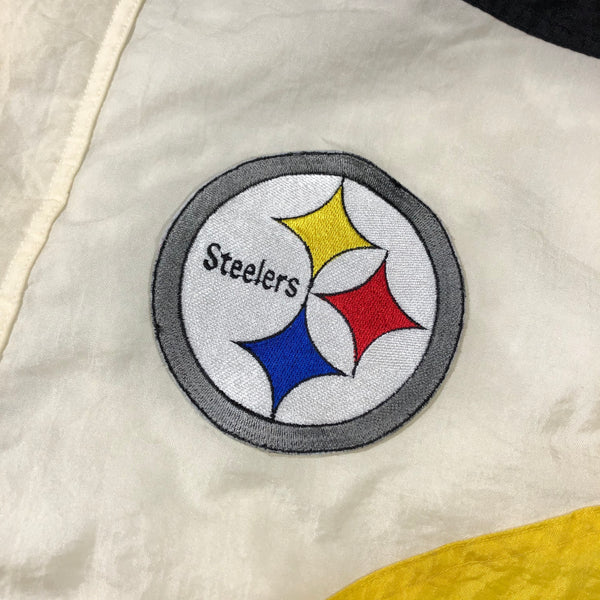 Vintage 90s Steelers Apex Puffer Jacket Size Medium