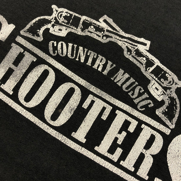 Vintage 80s Country Music Shooters 50/50 Blend Single Stitch Shirt Size X-Large