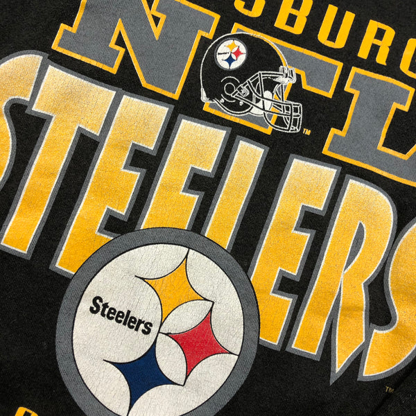 Vintage 1992 Pittsburgh Steelers Central Division Block Logo Sweatshirt | Beyond 94
