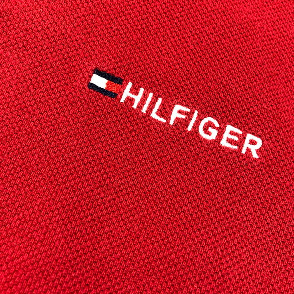 Vintage Tommy Hilfiger Big Back Flag Ls Polo Shirt Size X-Large