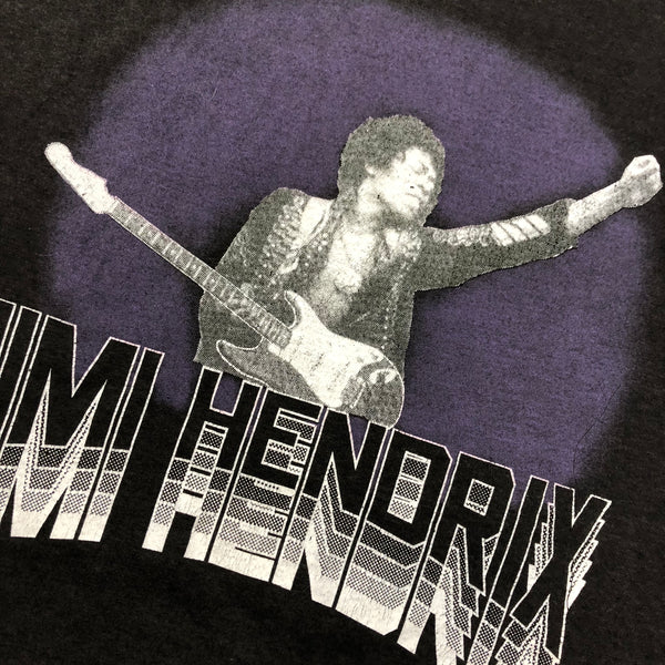 Vintage 80s Jimi Hendrix Pinnacle Concert Tour Single Stitch 50/50 Blend Shirt Size Large