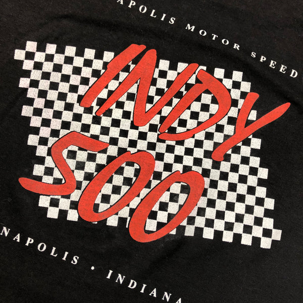 1990s Indy 500 Nascar 50/50 Blend Single Stitch Shirt Size Medium