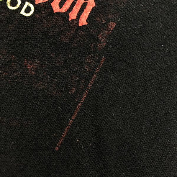 2000 Marilyn Manson Holy Wood In The Shadow Of The Valley Of Death Tour Shirt Size Large
