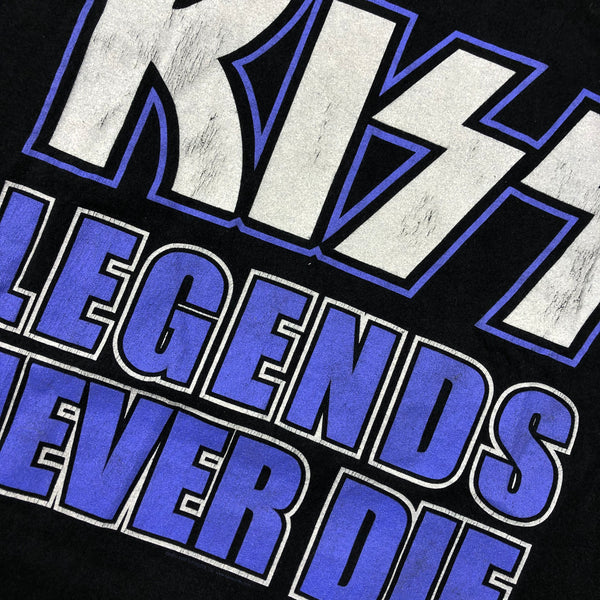 2000 Kiss Legends Never Die Farewell Tour Single Stitch Shirt Size X-Large
