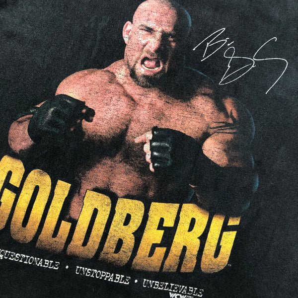 Vintage 1998 WCW Bill Goldberg Unquestionable Unstoppable Unbelievable Wrestling Shirt | Beyond 94
