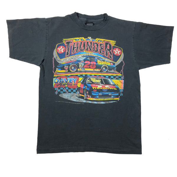 Vintage 90s Davey Allison Black Thunder Distressed Single Stitch Shirt | Beyond 94