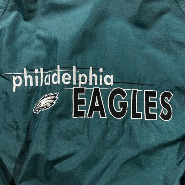 Vintage 90s Philadelphia Eagles Logo 7 Puffer Jacket Size X-Large