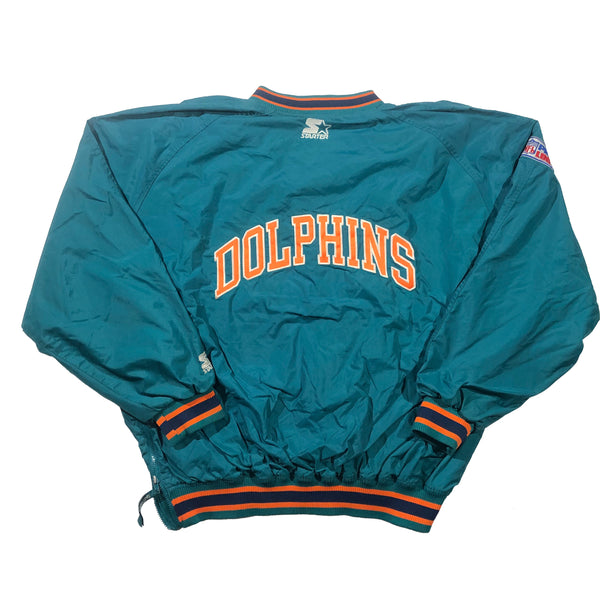Vintage 90s Miami Dolphins Pullover Pro Line Starter Jacket | Beyond 94