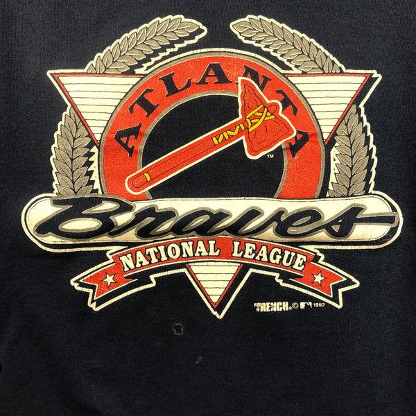 Vintage 1992 Atlanta Braves Trench Sweatshirt | Beyond 94