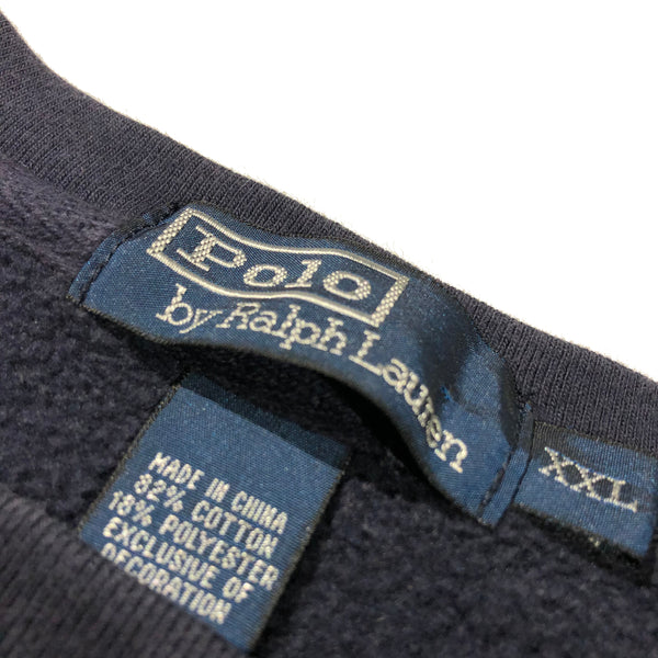 Vintage 90s Polo Ralph Lauren Big P Logo Sweatshirt Size XX-Large