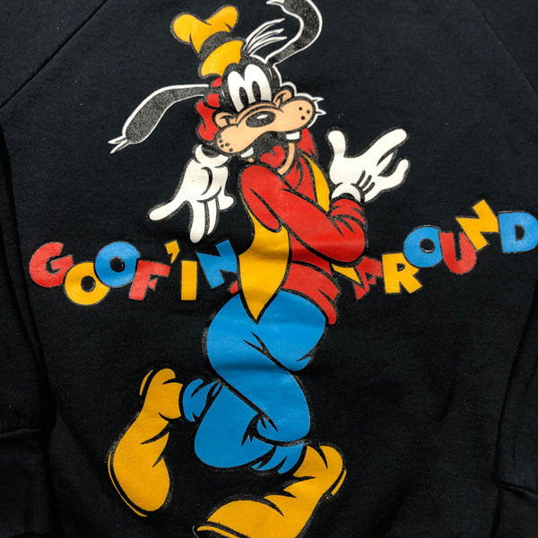 Vintage 90s Disney Goofy Goofin' Around Hoodie Size Large