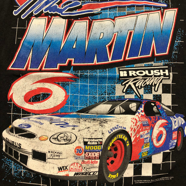 Vintage 90s Mark Martin Grid Nascar Shirt | Beyond 94