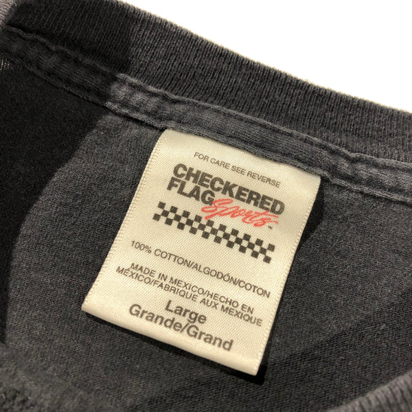 Vintage 90s Mark Martin Grid Nascar Shirt Size Large