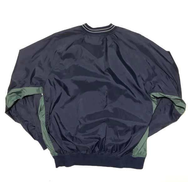 Vintage 90s Nike Pullover Windbreaker Navy/Green Size Large - Beyond 94