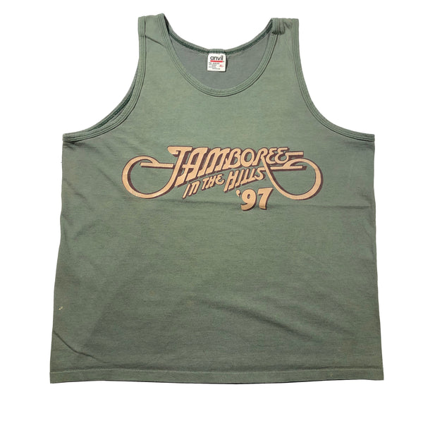 Vintage 1997 Jamboree In The Hills Country Music Single Stitch Tank Top Shirt | Beyond 94