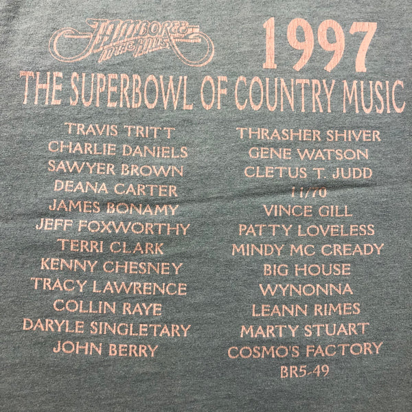1997 Jamboree In The Hills Country Music Single Stitch Tank Top Shirt Size X-Large