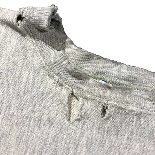 Vintage 80s Notre Dame Champion  Distressed Reverse Weave Sweatshirt Size XX-Large