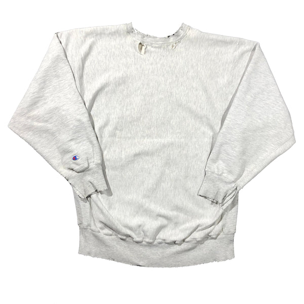 Vintage 80s Notre Dame Champion  Distressed Reverse Weave Sweatshirt Size XX-Large