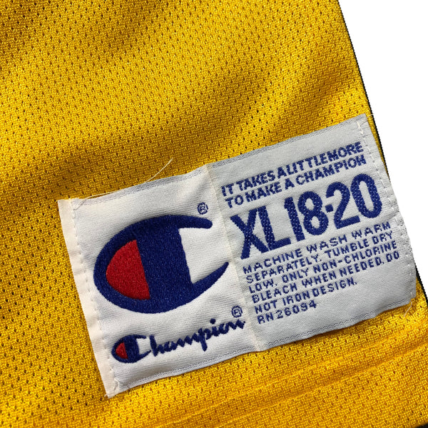Vintage 90s DS LA Lakers Shaquille O'Neal Champion Jersey Size Youth XL/Men's Medium