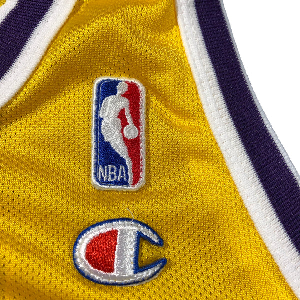 Vintage 90s DS LA Lakers Shaquille O'Neal Champion Jersey Size Youth XL/Men's Medium