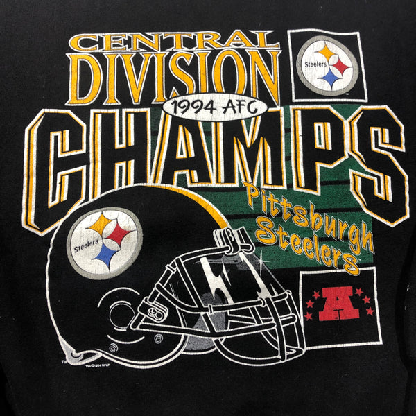 1994 Pittsburgh Steelers AFC Central Division Champs Starter Sweatshirt Size X-Large