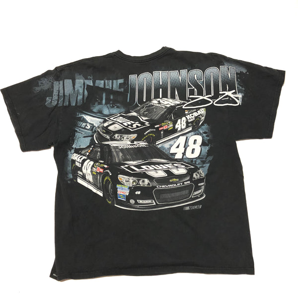 Vintage Jimmie Johnson Nascar Shirt Black Size XX-Large - Beyond 94