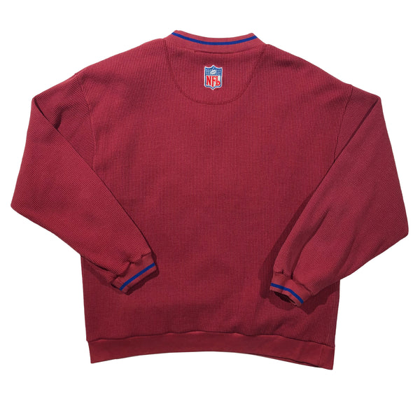 Vintage 90s Arizona Cardinals Logo Athletic Waffle Knit Sweatshirt | Beyond 94
