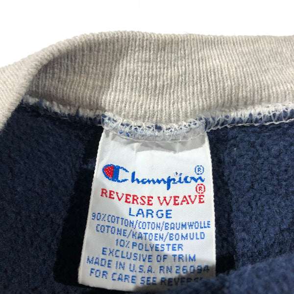 Vintage 90s Champion Two Tone Reverse Weave Sweatshirt Size Large