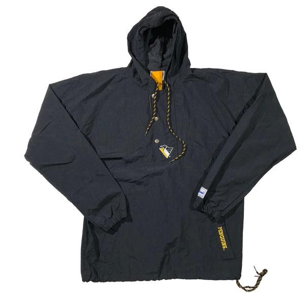 Vintage 90s Pittsburgh Penguins The Game Windbreaker Pullover | Beyond 94