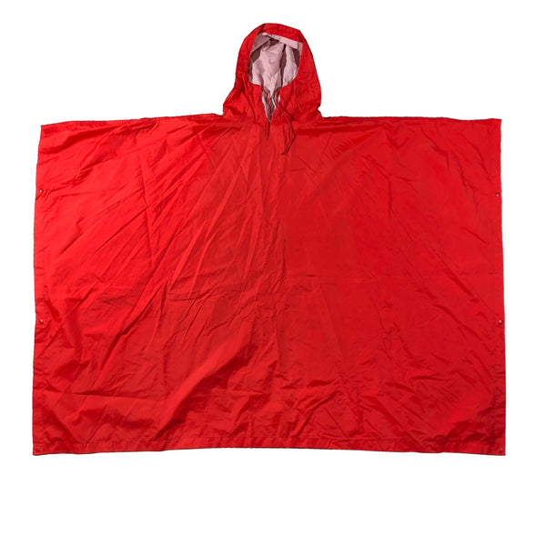 Vintage 80s Adidas Huge Logo Rain Poncho OSFA