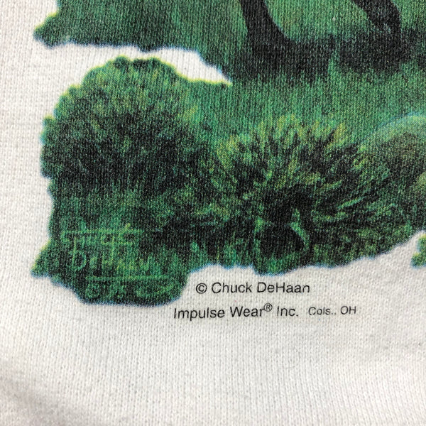1995 Chuck Dehaan Horse Sweatshirt Size Medium