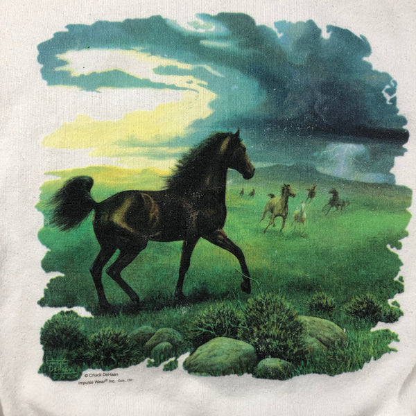 Vintage 1995 Chuck Dehaan Horse Sweatshirt | Beyond 94